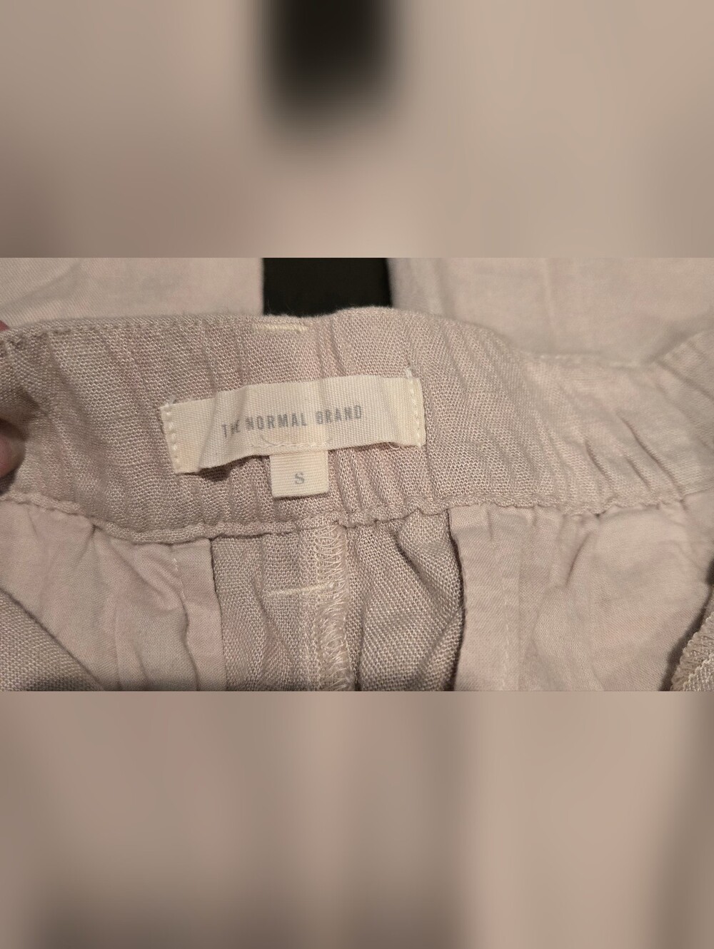 The Normal Brand Leukos Linen-Blend Trouser in Sandstone - Picture 6 of 7